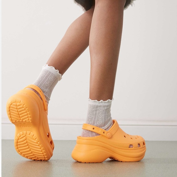 Crocs Bae Clogs in Orangesicle - Picture 3 of 4